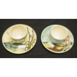 Two Martin Boyd ceramic egg cups