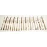 Set WMF silver plate tea knives & forks