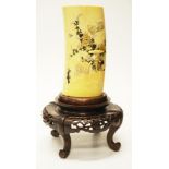 Good antique Oriental large Ivory vase