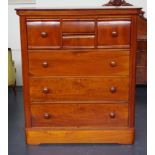 Victorian cedar chest of drawers