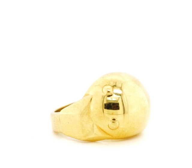 18ct yellow gold figural ring - Image 3 of 3