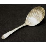 Georgian sterling silver caddy spoon
