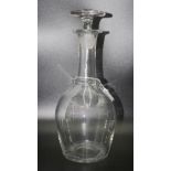 Antique French ring- neck decanter