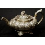 Good George IV sterling silver teapot