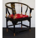 Chinese horseshoe chair