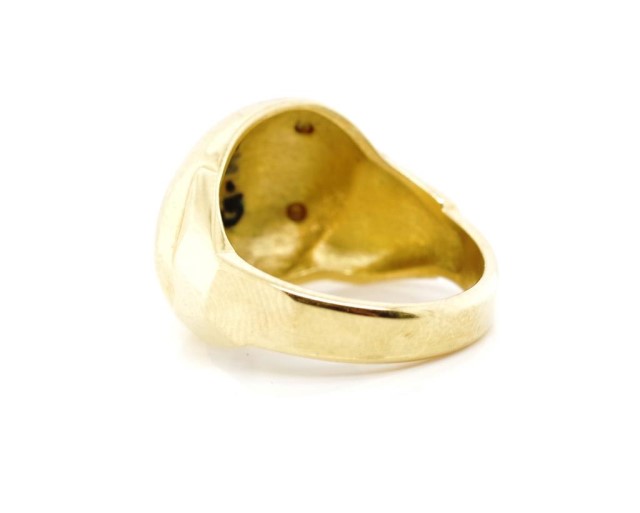 18ct yellow gold figural ring - Image 2 of 3