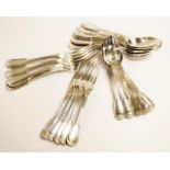 Collection Christofle silver plate cutlery