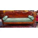 19th century cedar & pine miner's couch