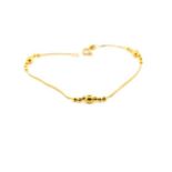 18ct yellow gold chain bracelet