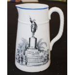 Captain Cook/ Governor Bourke Staffordshire jug