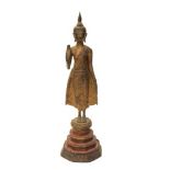 Vintage Burmese cast metal Buddha