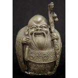 Chinese cast metal Buddha figurine