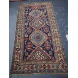 Old hand made wool rug