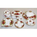 Collection of Royal Albert Old Country Rose items