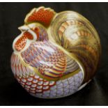 Royal Crown Derby 'Cockerel' paper weight