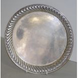 Round 800 silver tray
