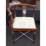 Early 20th century corner chair