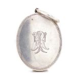 Victorian silver locket