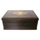 Victorian Lady's Ebonised vanity box