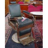 Early 20th century Vulcan barber's chair