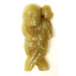 Chinese carved jade figure