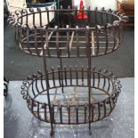 Wrought iron plant stand