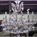 Good cut crystal chandelier