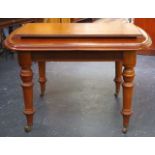 Antique mahogany extension table