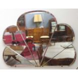 Art deco wall mirror