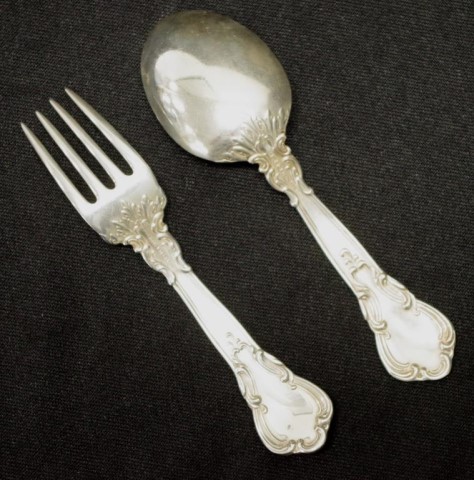 American silver two piece child's cutlery set - Image 3 of 4