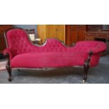 Victorian rococo style sofa