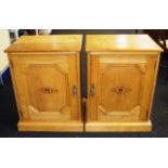 Pair of Pine bedside cabinets