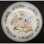Antique Davenport stoneware 'Japan' pattern dish