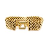 Mid century Swedish 18ct yellow gold bracelet