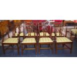 Set of 8 Georgian style dining chairs