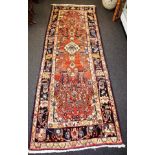 Good Persian woollen runner carpet