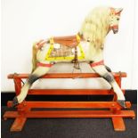 Early painted 'Roebuck' Rocking Horse