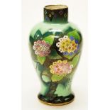 Carlton Ware 'Lacecap Hydrangea' vase