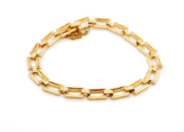 10ct rose gold bracelet - Image 5 of 6