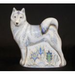 Royal Crown Derby "Husky" paperweight