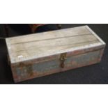 Early wooden Military trunk