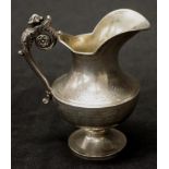 European sterling silver cream jug