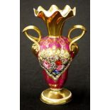 Antique hand painted vase