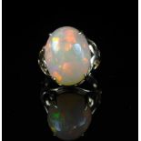 16.30ct Opal and 14ct yellow gold ring