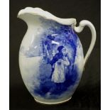 Good Doulton Burslem 'Blue Children' water ug