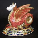 Royal Crown Derby "The Wessex Wyvern" paperweight