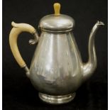 Continental silver coffee pot