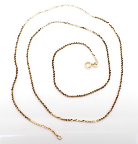14ct yellow gold chain necklace - Image 4 of 4