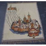 Hand made wool rug