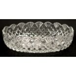 Good Waterford crystal oval bowl
